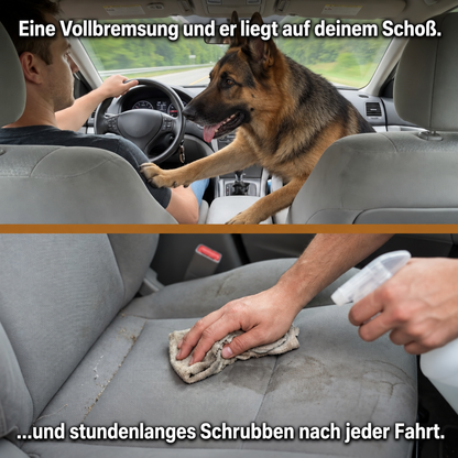 Festpfote™ Hundeliege fürs Auto mit festem Boden